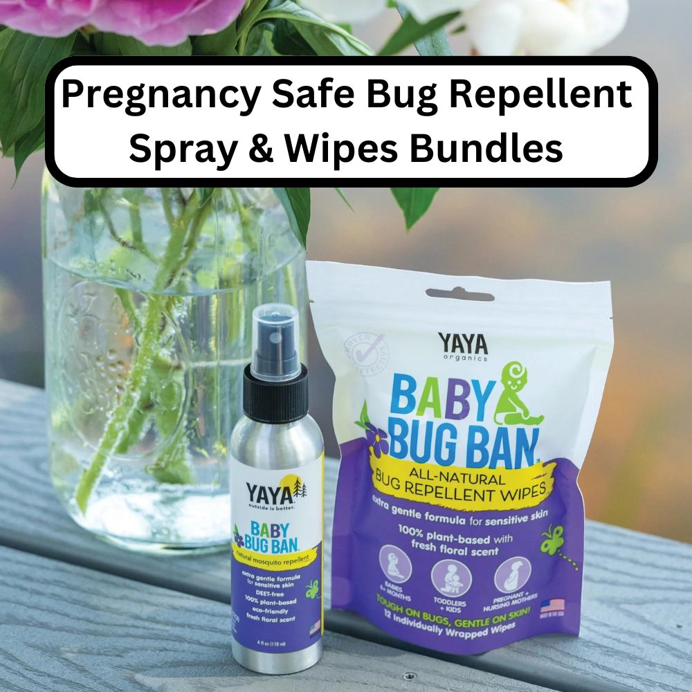 Pregnancy Safe Bug Repellent Spray & Wipes Bundles