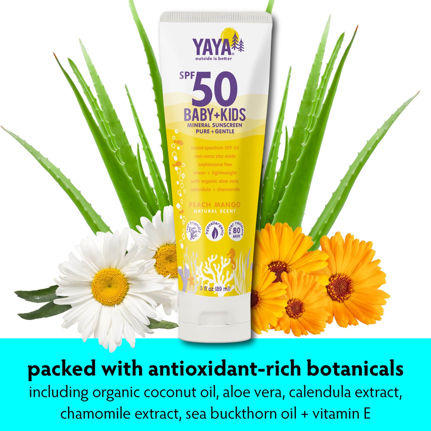 
                  
                    SPF 50 Baby + Kids Mineral Sunscreen
                  
                