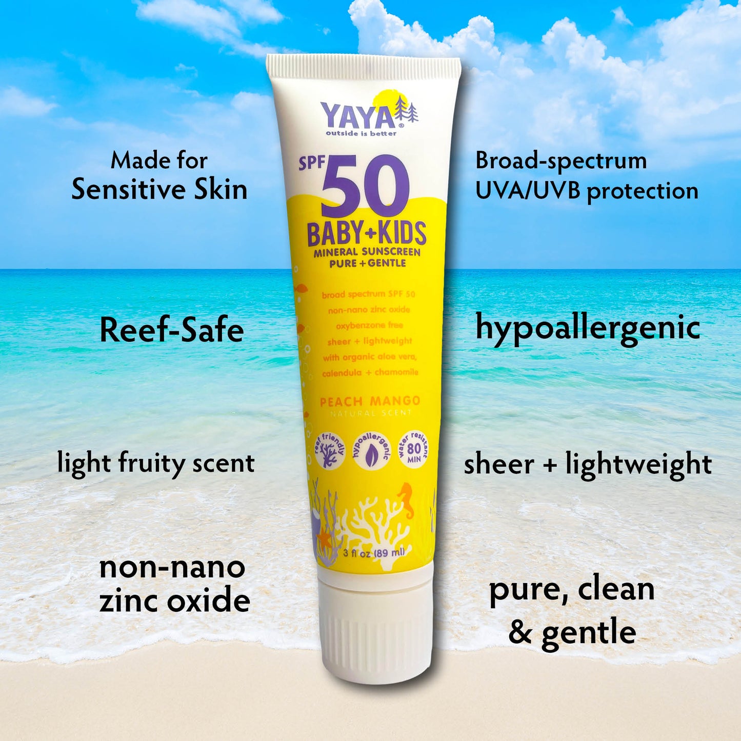 
                  
                    SPF 50 Baby + Kids Mineral Sunscreen
                  
                