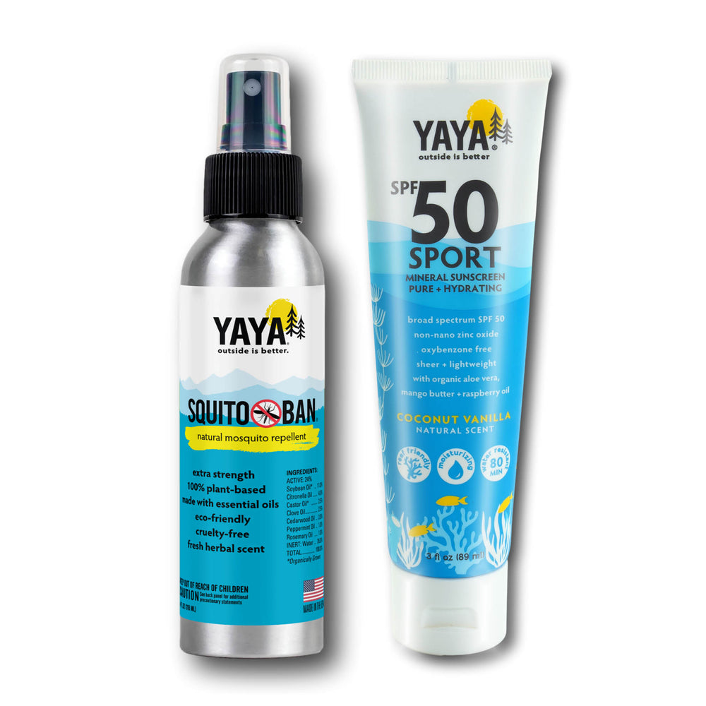 Camp Bundle - Sport SPF 50 Mineral Sunscreen + SQUITO BAN