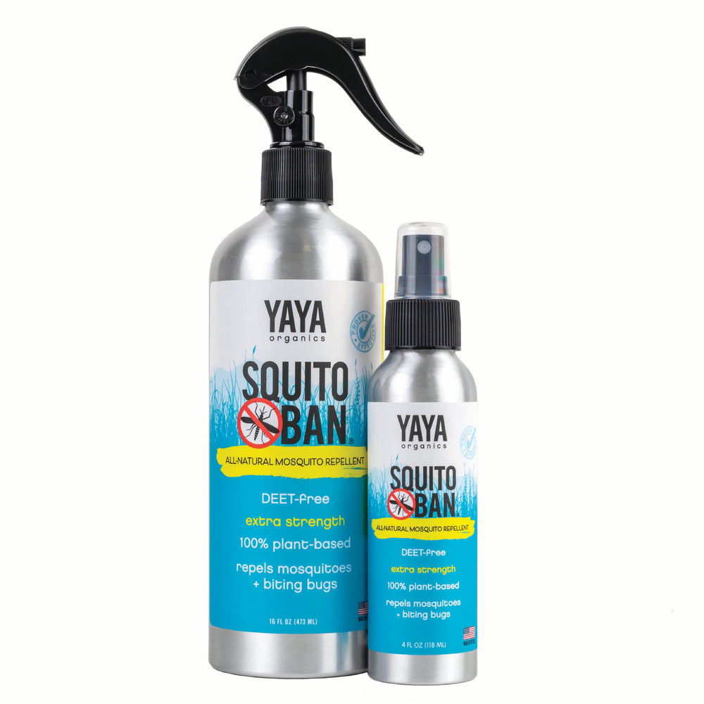 SQUITO BAN® All-Natural Mosquito Repellent BUNDLE (16 oz / 4 oz )